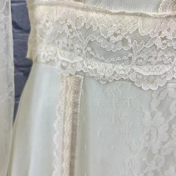 GUNNE SAX Prairie Wedding Dress Cottagecore Lace Romantic Bridal 7 - Picture 14 of 16